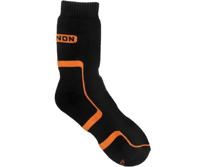 BENNON TREK SOCK трекови чорапи, черни/оранжеви