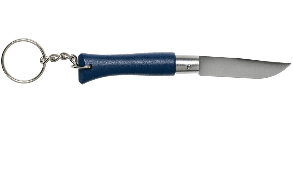 Opinel VRI N°04 сгъваем нож с ключодържател, тъмносиньо
