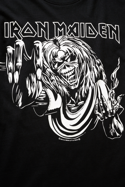 Brandit Iron Maiden тениска Eddy Glow, черна