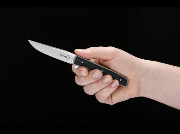 BÖKER® Urban Trapper джобен нож 8,7 cm, черна, G10