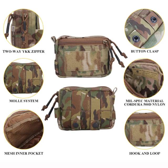 Emersongear Мултифункционална торбичка с MOLLE, мултикам сух