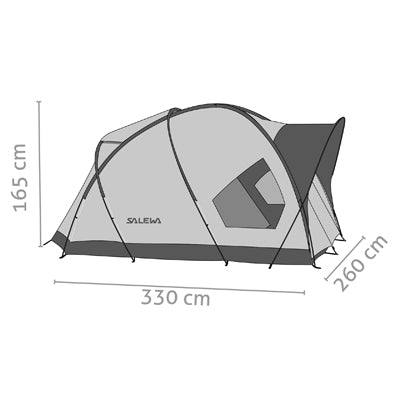 Salewa Alpine Hut палатка за 4 човека