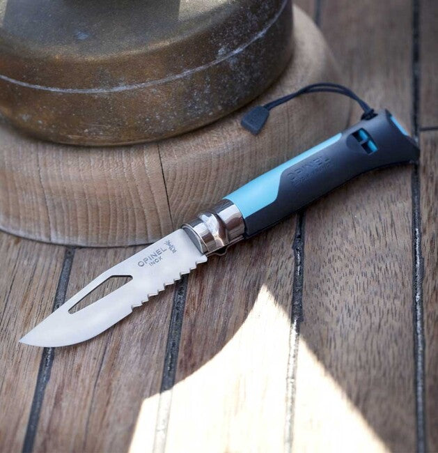 Opinel N°08 джобен нож Outdoor, синя