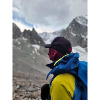 Origin Outdoors Merino многофункционален шал за открито, бордо