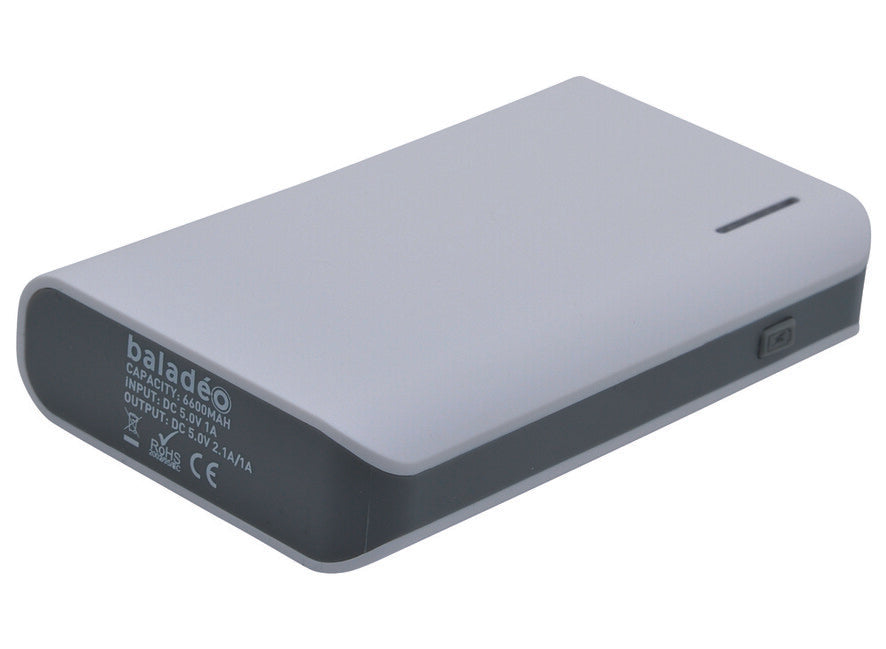 Baladeo PLR904 S6600 павербанк 2xUSB, бяла