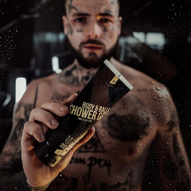 ANGRY BEARDS Urban Twofinger душ гел за тяло и семенници, 230 ml