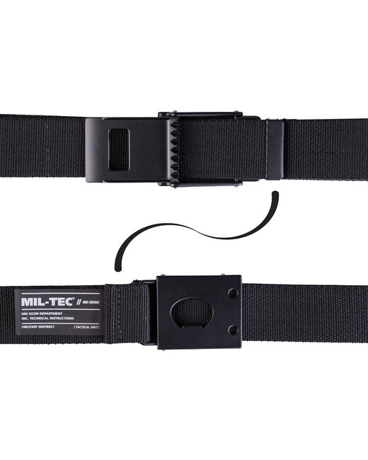 Mil-Tec Defense Flex колан 40mm, черен