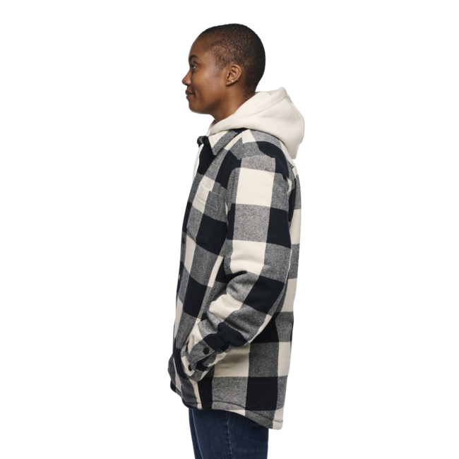 Black Diamond Project Lined Flannel фланелна риза дамска, черно-офф бяло каре