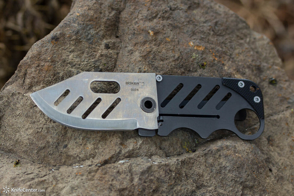 BÖKER® Credit Card Knife джобен нож 5,8 см, G10, титан