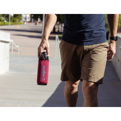 Nalgene Калъф за бутилка от неопрен, малък, червен