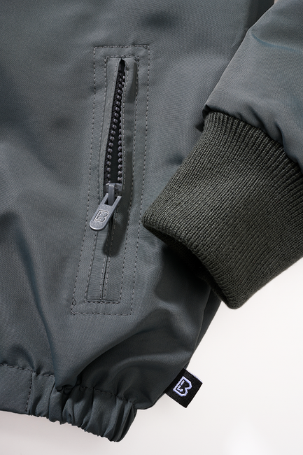 Brandit Frontzip Windbreaker яке за деца, антрацит