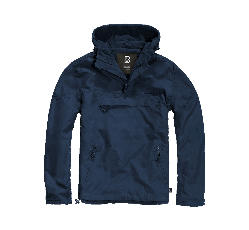 Brandit Windbreaker bunda, námornícka modrá