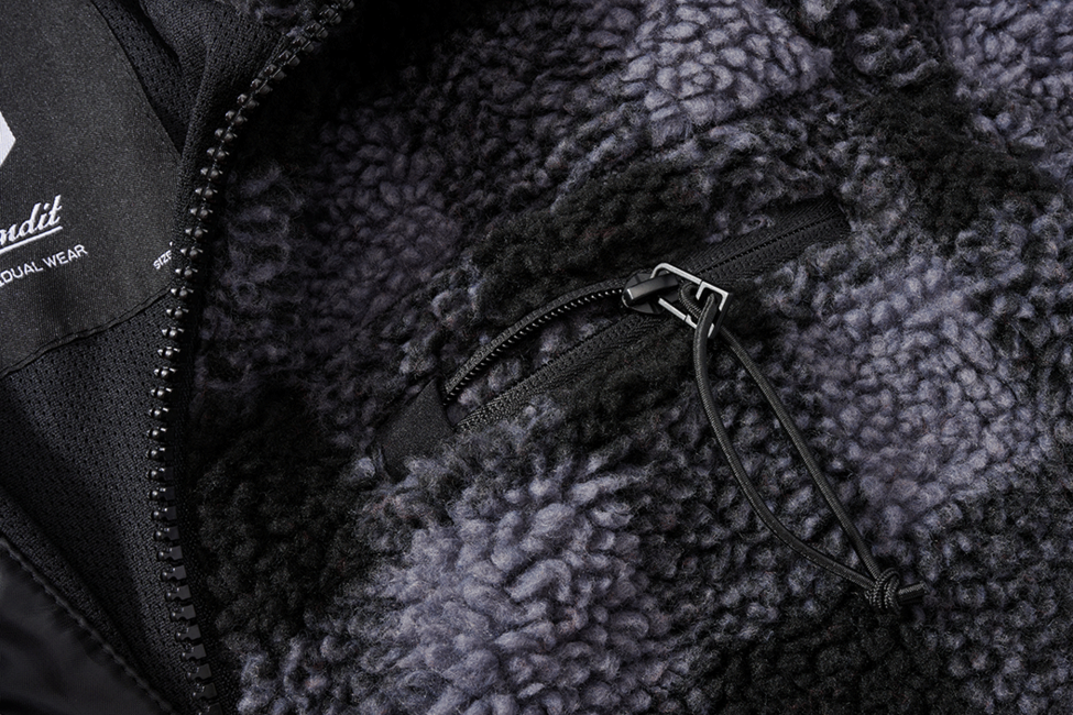 Brandit Teddyfleece яке, флисово, черно/сиво