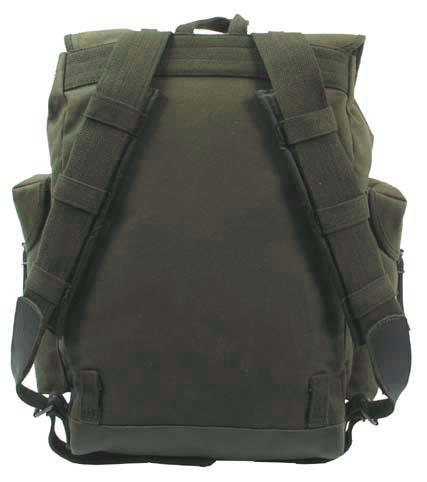 MFH BW планински раница 30L кожени презрамки, маслинена