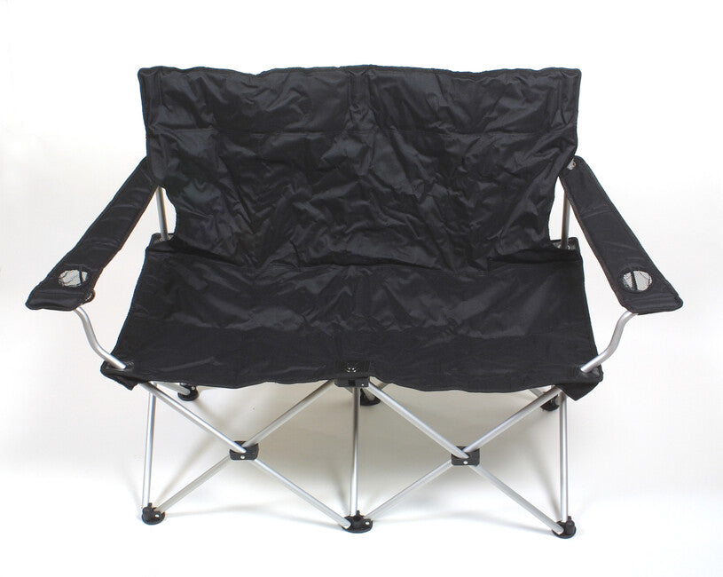 BasicNature Love Seat сгъваемо кресло, черно