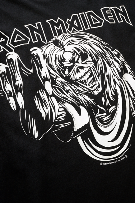 Brandit Iron Maiden тениска Eddy Glow, черна