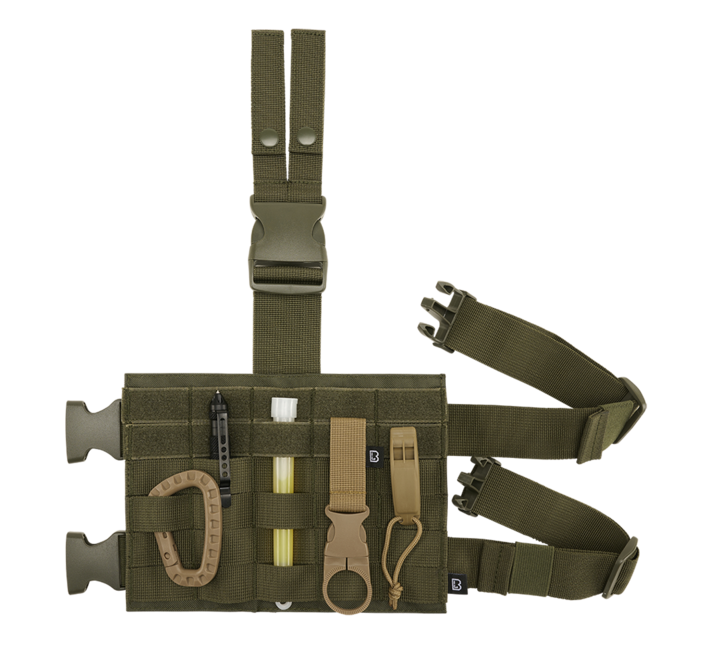 Brandit MOLLE панел на крака, маслинен