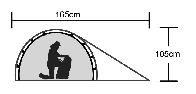 Origin Outdoors Snugly палатка за 1 човек