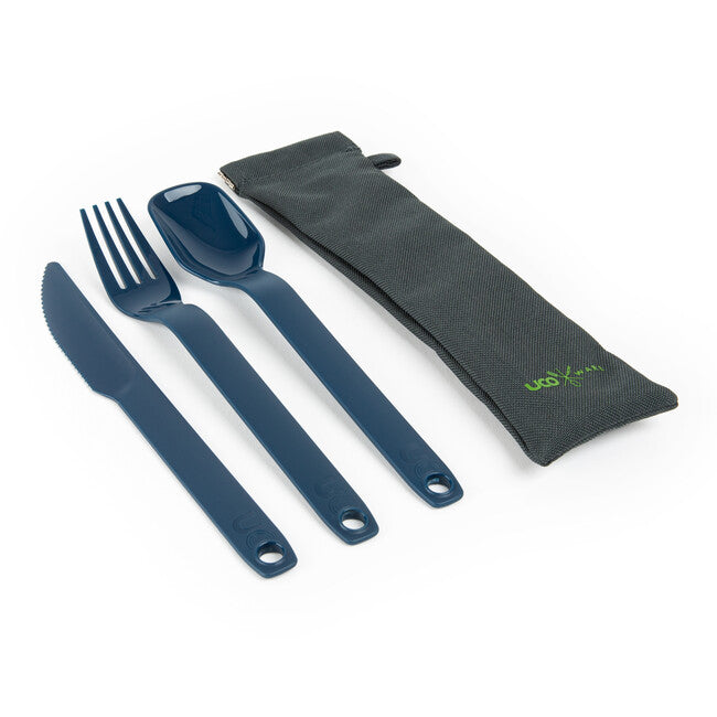 UCO Switch Комплект прибори Spork, син, 3 бр.