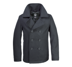 Brandit Pea Coat мъжко палто, черно