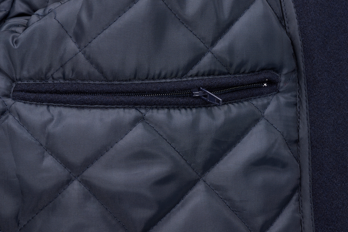Brandit Pea Coat námornícka modrá kabát