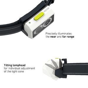 LEDLENSER NEO5R фенер за глава BILO, лайм