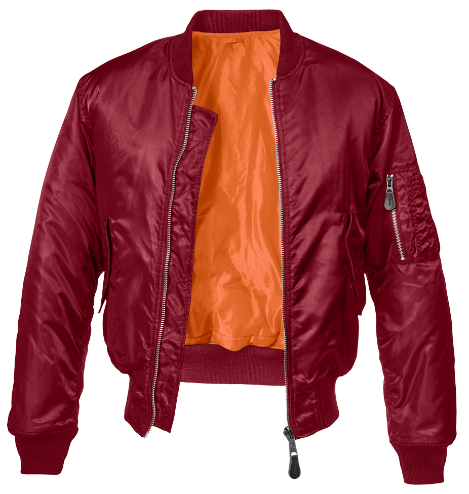 Brandit MA1 pilot bomber bunda, bordová