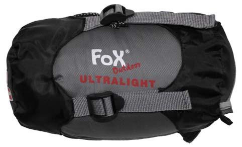 Fox Ultralight спален чувал ултра лек +11/+21°C, сив
