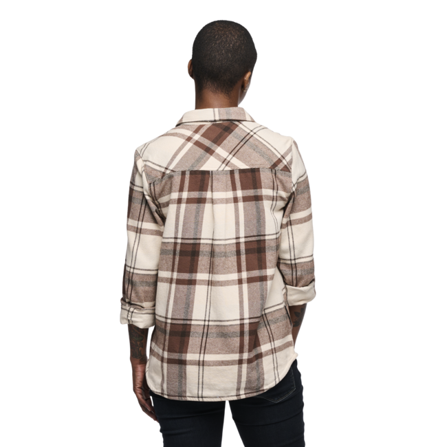 Black Diamond Project Flannel флана риза дамски, chalk розово-орех каре
