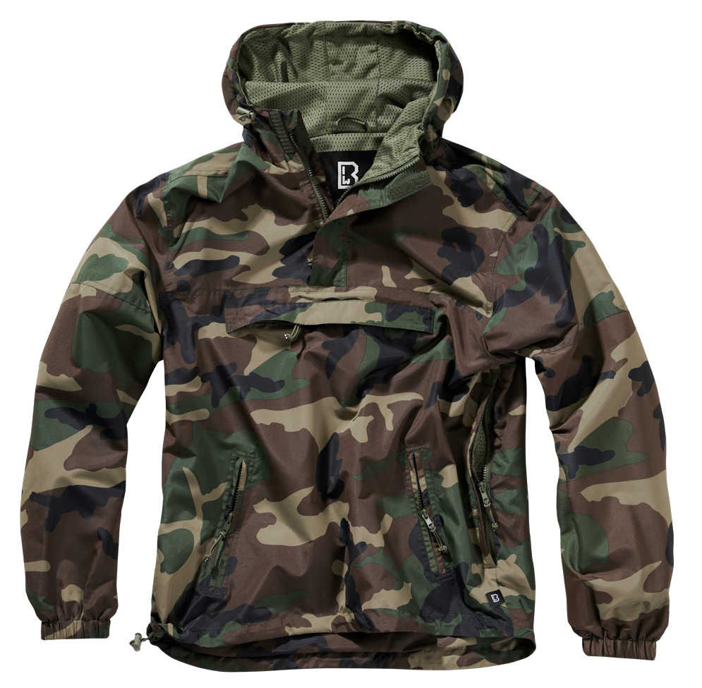 Brandit Summer Windbreaker bunda, Woodland