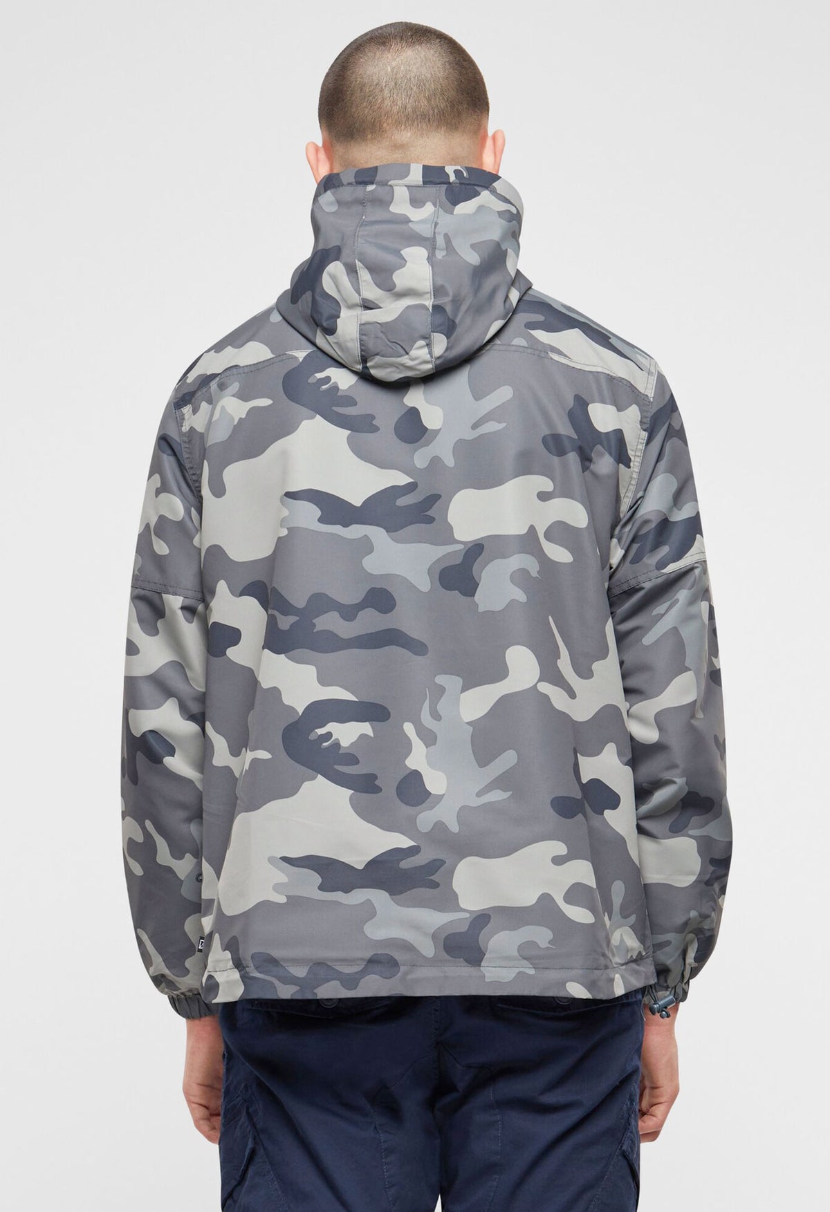 Brandit Summer Windbreaker bunda, sivá camo