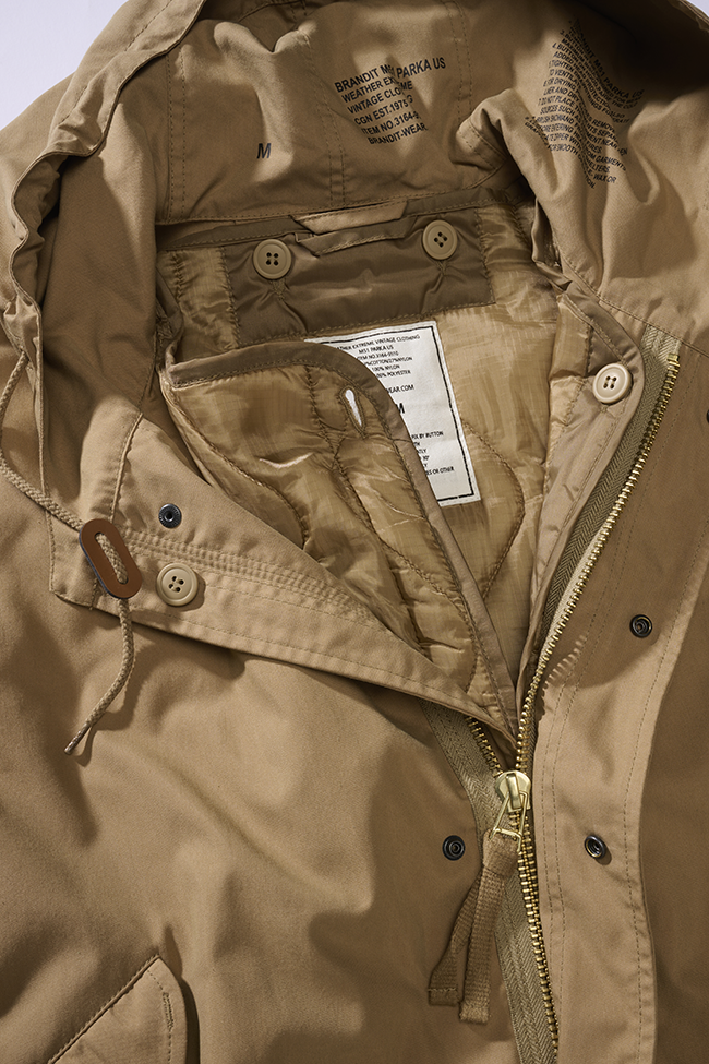 Brandit M51 US Parka, camel