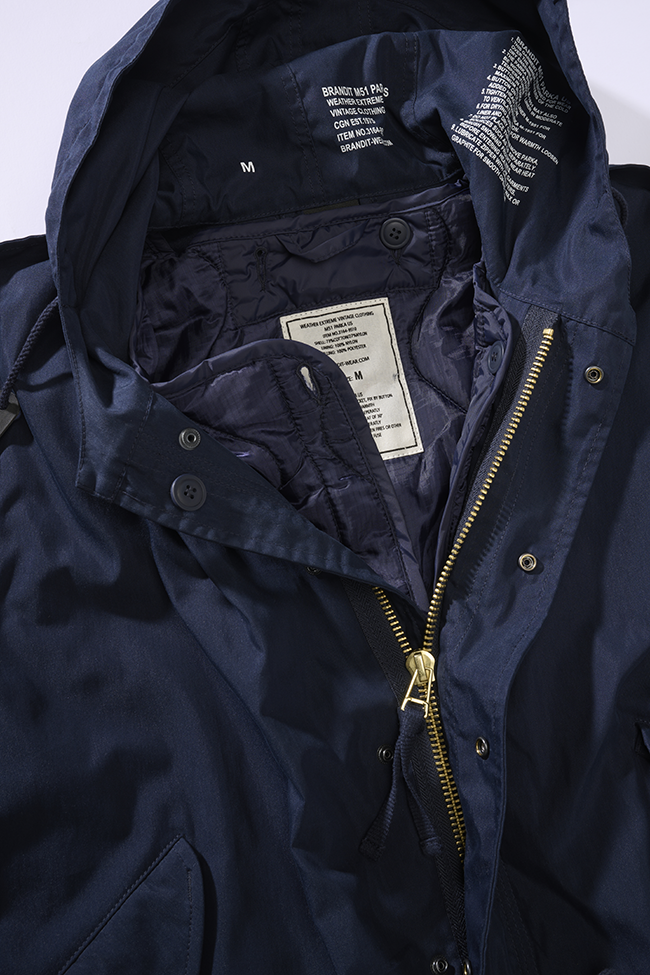 Brandit M51 US parka, námornícka modrá