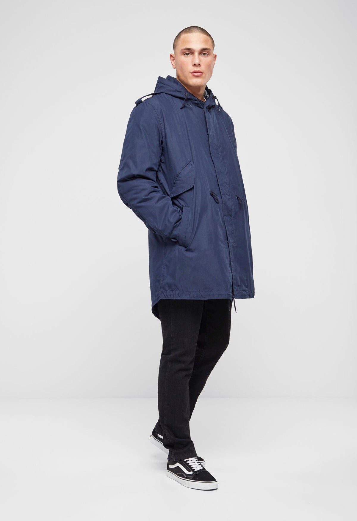 Brandit M51 US parka, námornícka modrá