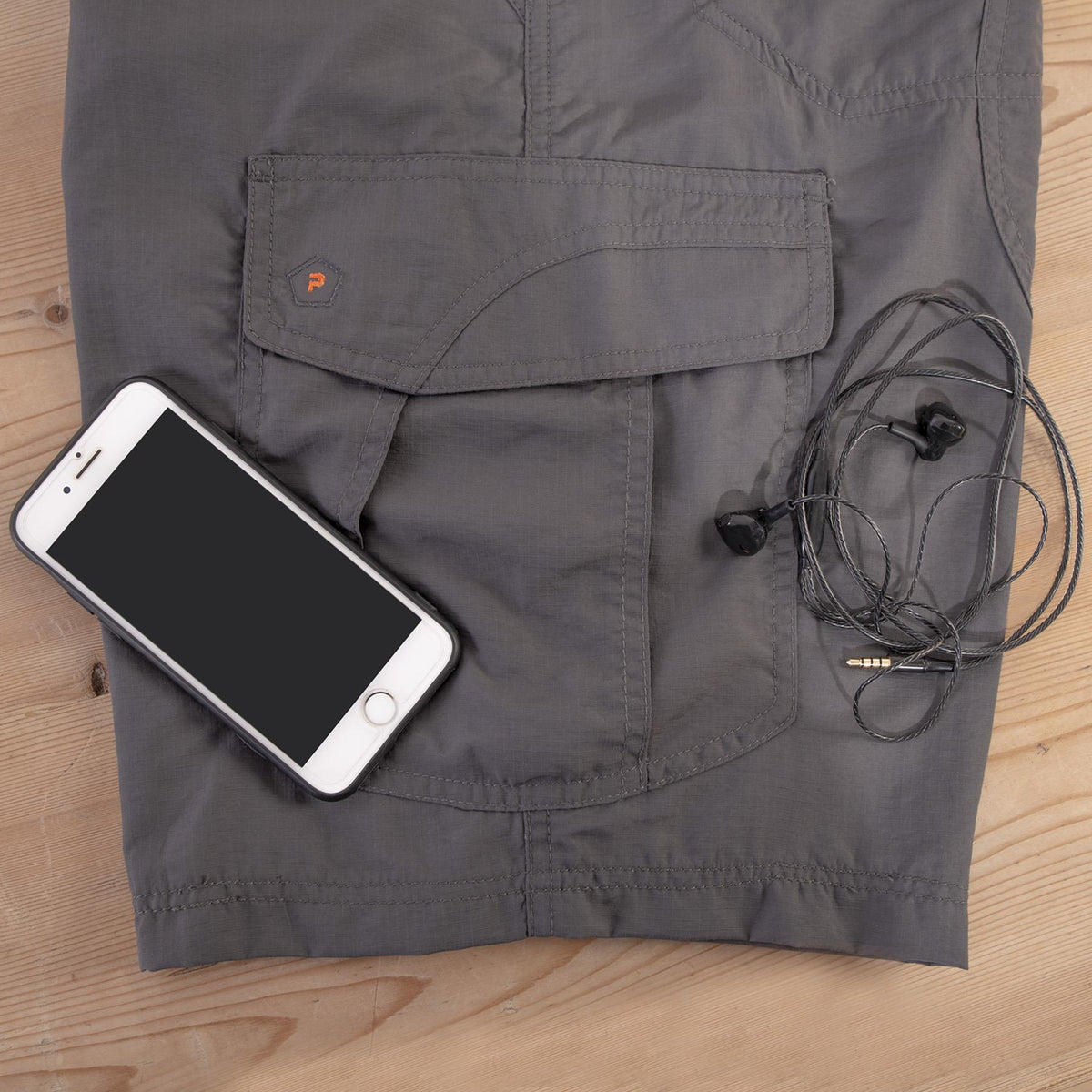 Pentagon Gomati Shorts, Cinder Grey