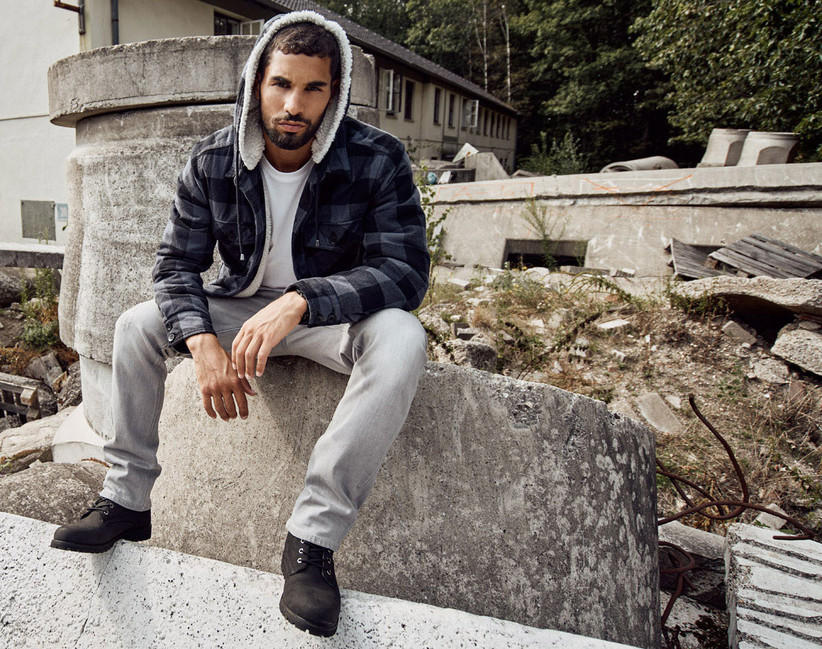 Brandit Lumberjacket яке с качулка