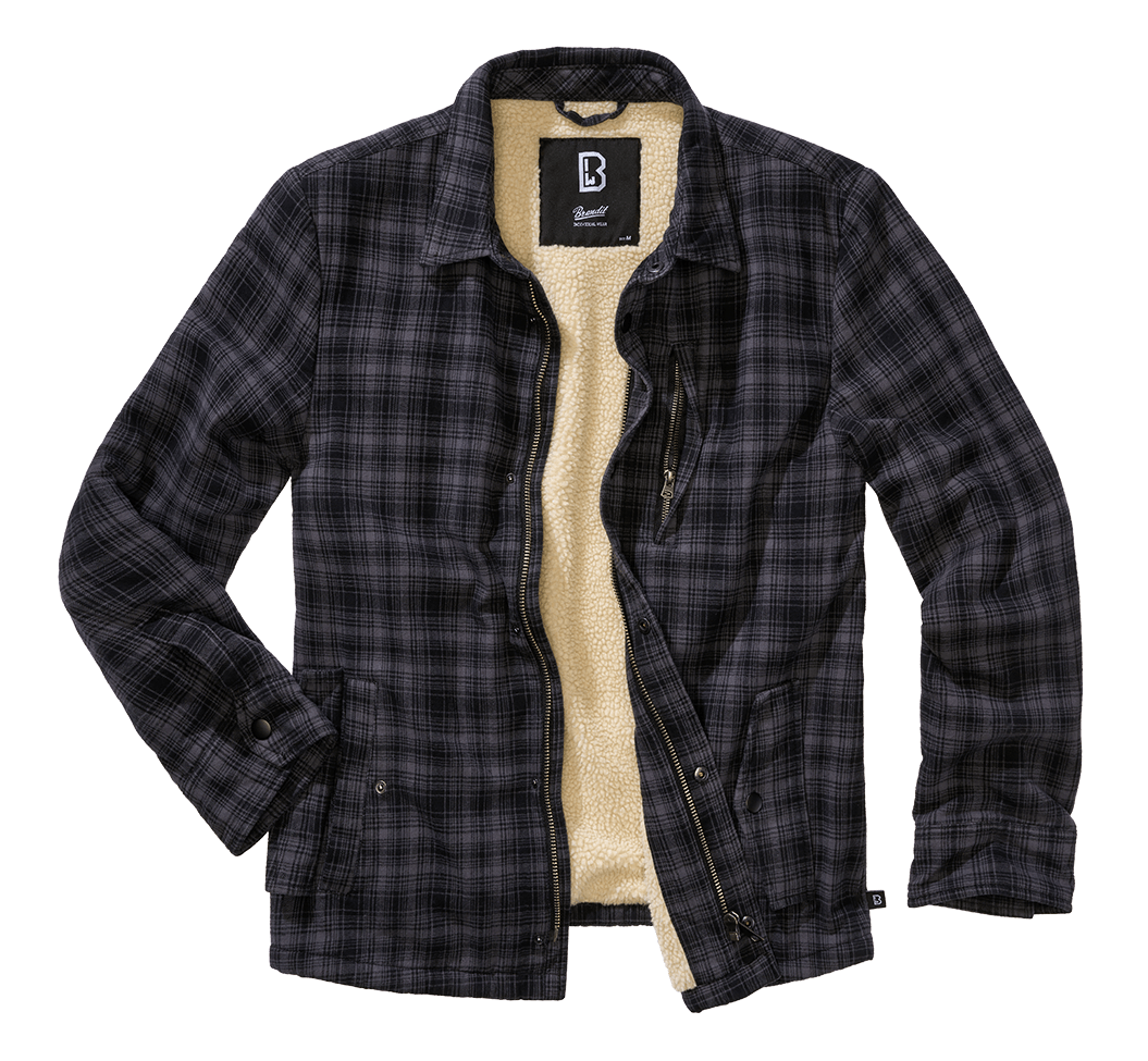 Brandit Classic Sherpa bunda, anthra-black