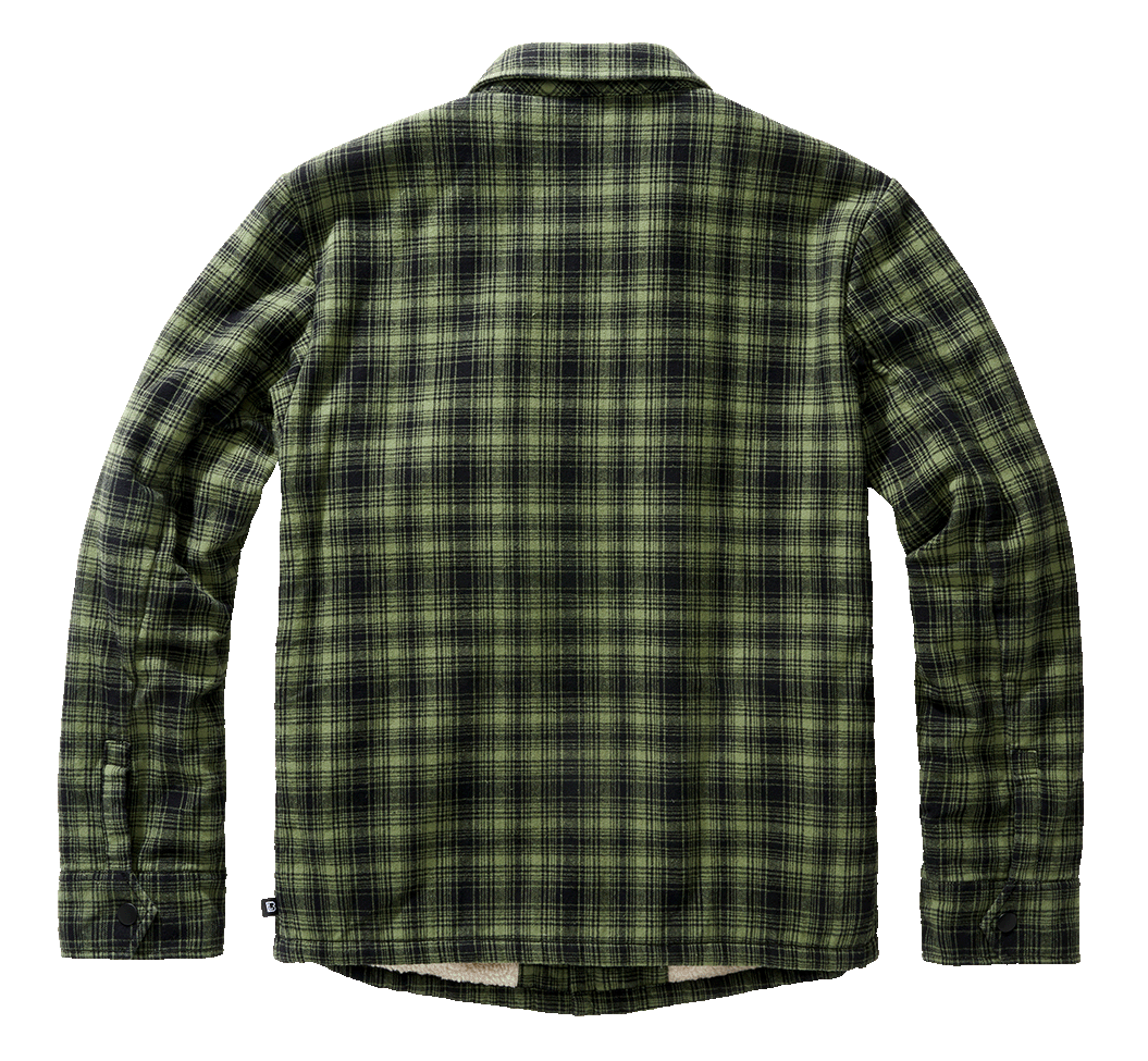 Brandit Classic Sherpa bunda, olivová-čierna