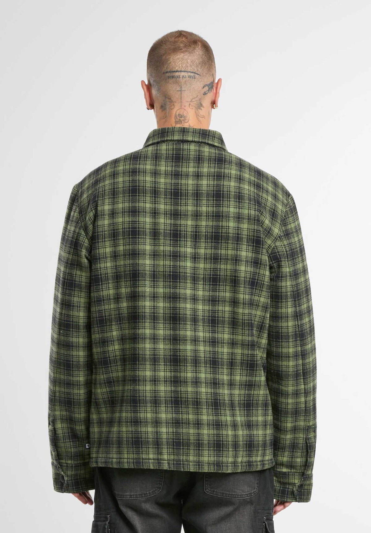 Brandit Classic Sherpa bunda, olivová-čierna