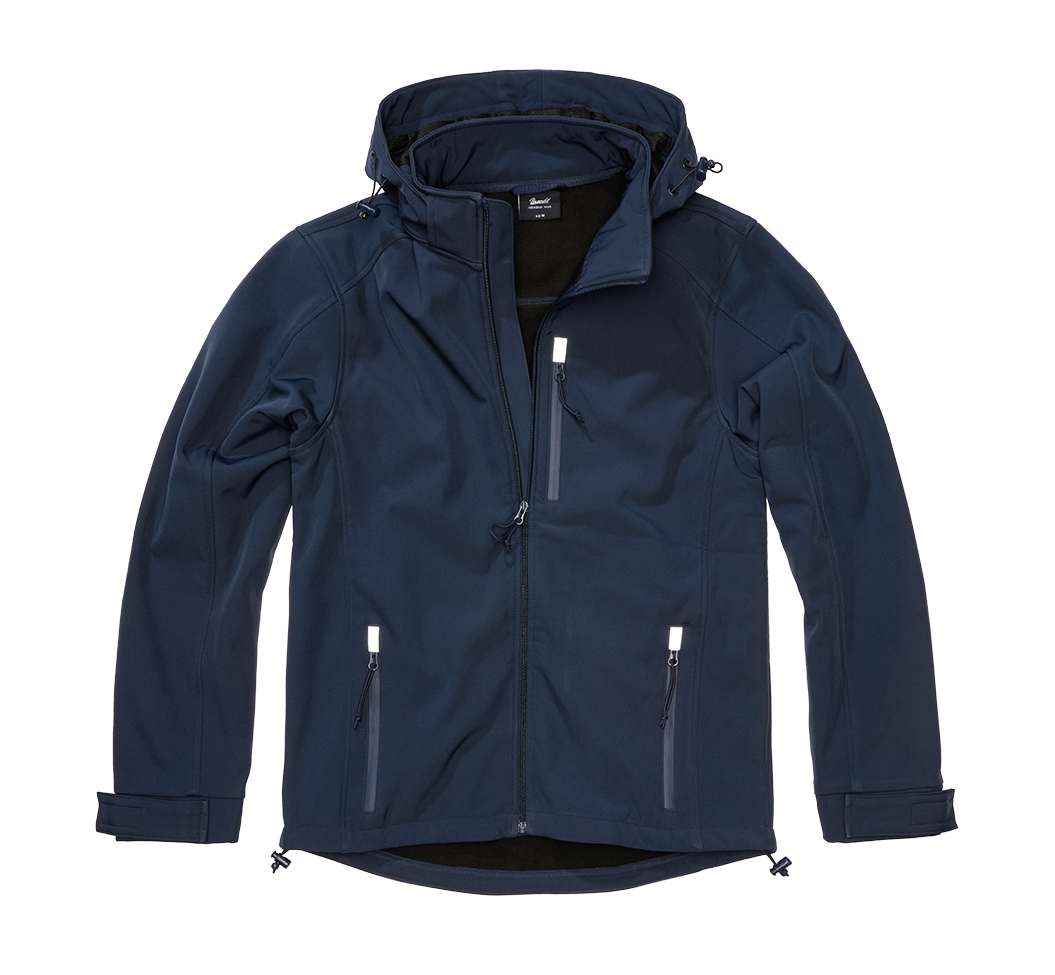 Brandit Hurricane bunda softshellová, navy