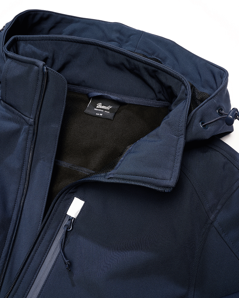 Brandit Hurricane bunda softshellová, navy