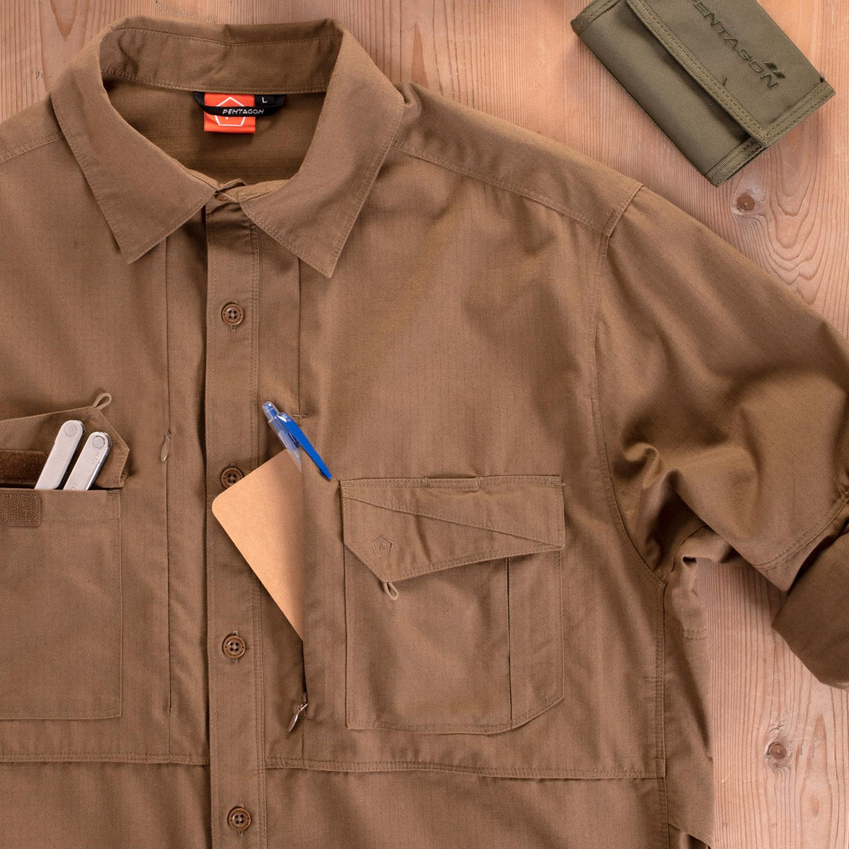 Pentagon Plato Tactical Shirt, Khaki