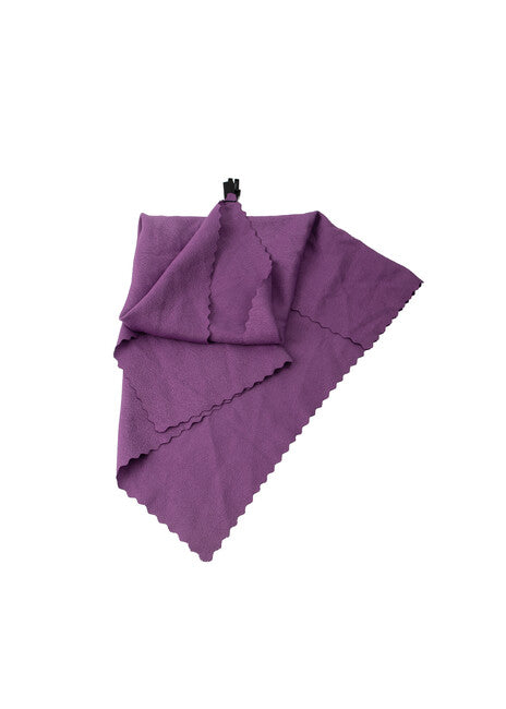 BasicNature Mini Towel ултра мек пътен кърпак от микрофибър, лилав, S