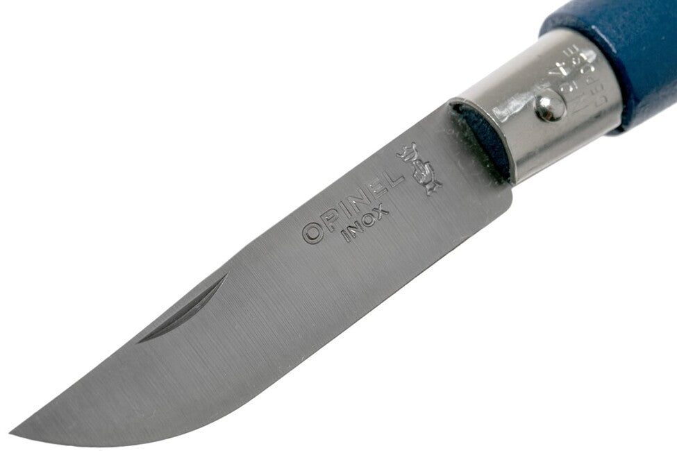 Opinel VRI N°04 сгъваем нож с ключодържател, тъмносиньо