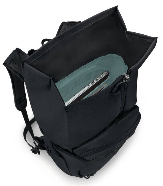OSPREY METRON ROLL TOP PACK градски раница, черна