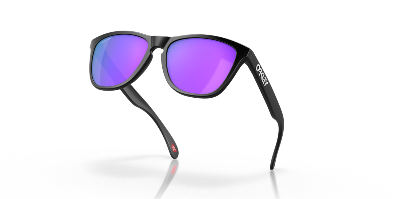 Oakley FROGSKINS слънчеви очила с рамка Matte Black и със стъкла Prizm Violet, 55