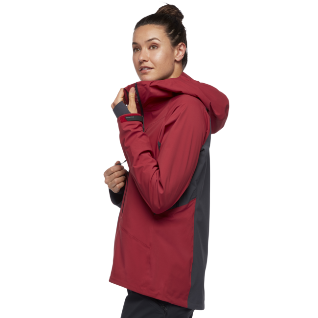 Black Diamond Dawn Patrol Hybrid Shell преходна яке, дамска, дива роза