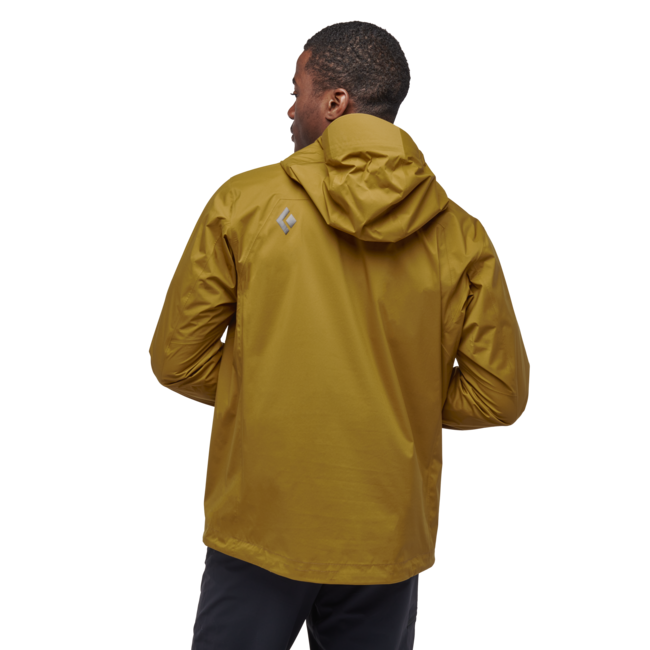 Black Diamond Stormline Stretch анорак непромокаемо яке мъжко, тъмно карито