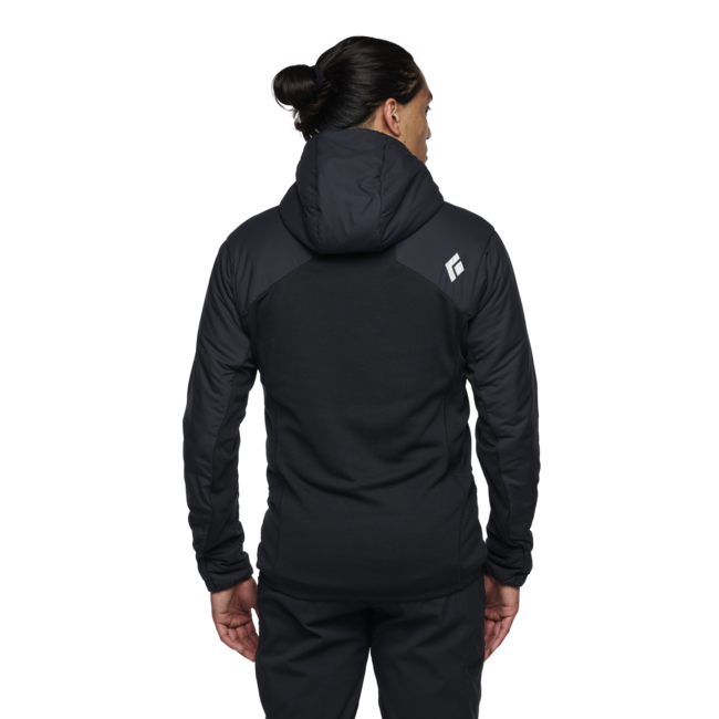 Black Diamond First Light Hybrid суитшърт мъжки, черен