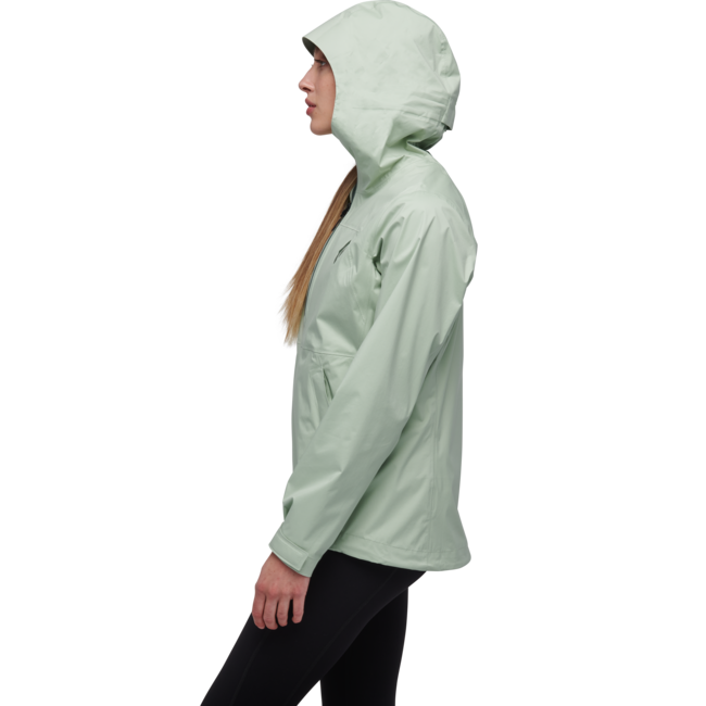 Black Diamond Stormline Stretch анорак непромокаемо яке, дамски, пенна зелена